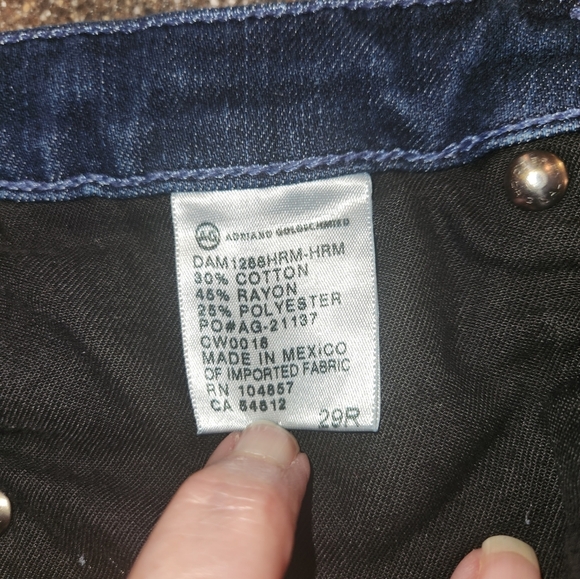 AG Adriano Goldschmied The Legging Super Skinny Size 29R Super Soft Stretchy - Picture 10 of 11
